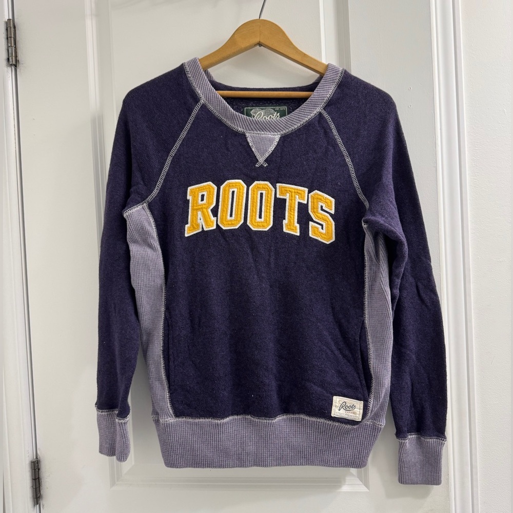 Roots Ribbed Crewneck Sweatshirt
